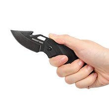 Load image into Gallery viewer, Mossy Oak Mini Folding Pocket Knife, 2.5-inch Stainless Steel Drop Point Blade - G10 Handle EDC Multifunction Tool with Bottle Opener and Glass Breaker (Stonewash)
