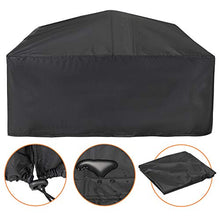 Load image into Gallery viewer, ZENY Outdoor 32’’ Metal Fire Pits BBQ Square Table Backyard Patio Garden Stove Wood Burning Fireplace with Spark Screen Cover,Poker,Cover,Grill
