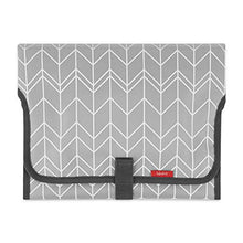 Load image into Gallery viewer, Portable Changing Pad for Baby|Travel baby changing pads for Moms, Dads|Waterproof Portable Changing Mat with Built-in Pillow|Excellent Baby Shower/Registry Gifts
