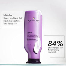 Load image into Gallery viewer, Pureology Hydrate Moisturizing Shampoo &amp; Conditioner Bundle | For Dry, Color Treated Hair | Sulfate-Free | Vegan | Updated Packaging | 33.8 Fl. Oz.
