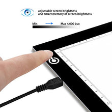 Load image into Gallery viewer, LITENERGY Portable A4 Tracing LED Copy Board Light Box, Ultra-Thin Adjustable USB Power Artcraft LED Trace Light Pad for Tattoo Drawing, Streaming, Sketching, Animation, Stenciling
