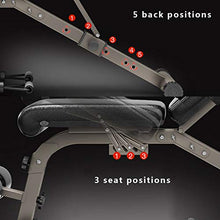 Load image into Gallery viewer, Adjustable Weight Bench Full Body Workout Foldable Incline Decline Exercise Workout Bench Home Gym
