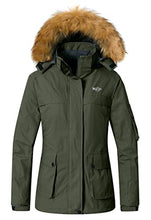 Load image into Gallery viewer, Wantdo Women's Skiing Jacket Water Resistant Winter Coats Windproof Parka Outwear Dark Purple L

