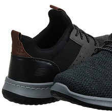Load image into Gallery viewer, Skechers Men's Classic Fit-Delson-Camden Sneaker, Black/Grey, 8 M US
