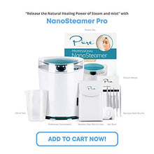 Load image into Gallery viewer, NanoSteamer PRO Professional 4-in-1 Nano Ionic Facial Steamer for Spas - 30 Min Steam Time - Humidifier - Unclogs Pores - Blackheads - Spa Quality - 5 Piece Stainless Steel Skin Kit Included
