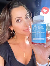 Load image into Gallery viewer, Baby Blues Postpartum Hair Loss Vitamins - Passion Fruit Gummies with Biotin, Collagen, &amp; Folate
