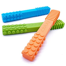 Load image into Gallery viewer, Sensory Chew Stick Toys (3 Pack) - Designed for ADHD, Autism, SPD, Oral Motor Stimulation, Special Needs - Extra Tough Sensory Oral Motor Chew Tool for Aggressive Chewer (3Pack)
