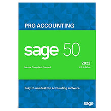 Load image into Gallery viewer, Sage Software Sage 50 Pro Accounting 2022 U.S. Small Business Accounting Software 2022
