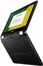 Load image into Gallery viewer, Acer Spin 11 2-in-1 Convertible 11.6" HD Touchscreen WLED-Backlit Chromebook, Intel Celeron N3350 Processor, 4GB Memory, 32GB eMMC, Bluetooth, WiFi, Webcam, Google Chrome OS, Obsidian Black

