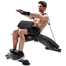 Load image into Gallery viewer, Adjustable Weight Bench Utility Workout Bench for Home Gym,Foldable Incline Decline Benches for Full Body Workout
