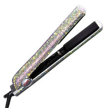 Load image into Gallery viewer, CHI The Sparkler 1" Lava Ceramic Hairstyling Iron Special Edition, Hair Straightener, Silver
