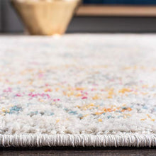 Load image into Gallery viewer, Safavieh Madison Collection MAD611F Bohemian Chic Vintage Distressed Area Rug, 8' x 10', Grey/Gold
