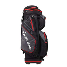 Load image into Gallery viewer, TaylorMade 2019 Golf Select Cart Bag, Black/Red

