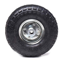 Load image into Gallery viewer, (4 Pack) AR-PRO 10" Heavy-Duty Replacement Tire and Wheel - 4.10/3.50-4" with 10" Inner Tube, 5/8" Axle Bore Hole, 1 3/4" Offset Hub and Double Sealed Bearings for Hand Trucks and Gorilla Cart
