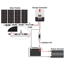 Load image into Gallery viewer, PowMr 30A IP67 Waterproof in-Line Solar Fuse Holder w/Fuse, Black (2 fuses + 1 Fuse Connector)
