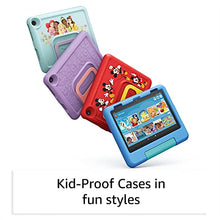 Load image into Gallery viewer, Amazon Fire HD 8 Kids tablet, 8" HD display, ages 3-7, includes 2-year worry-free guarantee, Kid-Proof Case, 32 GB, (2022 release), Blue
