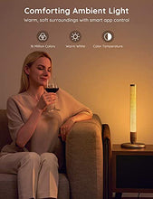 Load image into Gallery viewer, Govee Smart LED RGBWW Table Lamp, Dimmable Design Lamp Works with Alexa, Google Assistant, APP and Touch Buttons Control, Bedside Lamp with 20 Scene Modes and 2 Music Modes for Bedroom, Living Room
