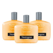 Load image into Gallery viewer, Neutrogena Exfoliating Healthy Scalp Clarify &amp; Shine Conditioner for Oily Hair and Scalp, Anti-Residue Conditioner with Pink Grapefruit, Paraben &amp; Phthalate-Free, Color-Safe, 12 Fl Oz (pack of 3)
