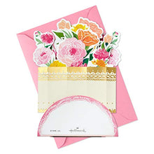 Load image into Gallery viewer, Hallmark Paper Wonder Pop Up Mothers Day Card (Bouquet, Gold Vase)
