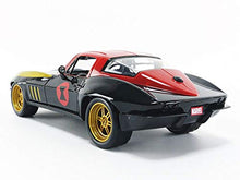 Load image into Gallery viewer, Jada 1:24 Diecast 1966 Chevy Corvette Stingray with Black Widow Figure
