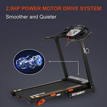 Load image into Gallery viewer, ECHANFIT Folding Treadmill Electric Motorized Running Machine with 2.5 HP Power 15 Preset Programs 17''Wide Tread Belt 8.5 MPH Max Speed for Home Use
