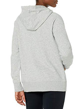 Load image into Gallery viewer, Under Armour Women's Rival Fleece Pull-Over Hoodie , Steel Medium Heather (035)/Black , Small
