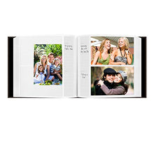 Load image into Gallery viewer, Fabric Frame Cover Photo Album 200 Pockets Hold 4x6 Photos, Chocolate Brown
