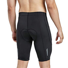 Load image into Gallery viewer, BALEAF Men's Padded Cycling Shorts Bicycle Bike Riding Tights Road Biking Pants Pockets UPF 50+ Black Size M
