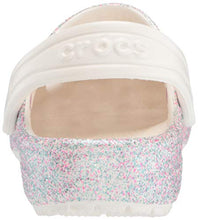 Load image into Gallery viewer, Crocs Kids' Classic Glitter Clog | Sparkly Slip On Shoe for Toddlers, Oyster, 5 US Toddler
