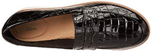 Load image into Gallery viewer, Clarks Women's Serena Terri Loafer Flat, Black Patent Synthetic, 12 Wide
