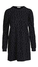 Load image into Gallery viewer, Z SUPPLY Women's Leopard Puff Sleeve Dress, Black, Medium
