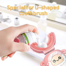 Load image into Gallery viewer, Foam Toothpaste Kids 2 Pack, Autobrush Toothpaste, Fluoride Free Toddler Toothpaste with Strawberry Flavor for U Shaped Toothbrush Electric Toothbrush for Children Kids Age for 3 and Up
