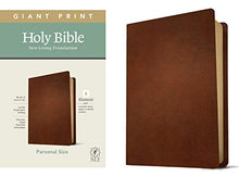 Load image into Gallery viewer, NLT Personal Size Giant Print Holy Bible (Red Letter, Genuine Leather, Brown): Includes Free Access to the Filament Bible App Delivering Study Notes, Devotionals, Worship Music, and Video
