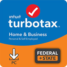 Load image into Gallery viewer, TurboTax Home &amp; Business 2021 Tax Software, Federal and State Tax Return with Federal E-file [Amazon Exclusive] [PC Download]
