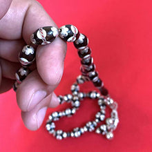 Load image into Gallery viewer, 33 Beads Handmade Silver Egyption Tasbih | Muslim prayer beads Kuka tasbeeh islamic prayer beads, Misbaha | AlAliGems
