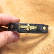 Load image into Gallery viewer, Unisex Persian Farsi Farvahar Faravahar Bracelet Gift Art
