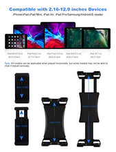 Load image into Gallery viewer, Phone Tablet Tripod, 51" Extendable Smartphone &amp; Tablet Tripod Stand with Phone/Tablet Holder Mount &amp; Remote, Compatible with Tablet/Phone/Camera for Selfies/ Video Recording/ Vlogging/ Live Streaming
