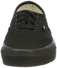 Load image into Gallery viewer, Vans Authentic Unisex Skate Trainers Shoes Black 11 B(M) US Women / 9.5 D(M) US Men
