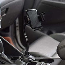 Load image into Gallery viewer, Cup Phone Holder for car Universal Adjustable Gooseneck Portable Cup Holder Car Mount for iPhone X / 8/8+ / 7/7 Plus / 6/6+, Samsung
