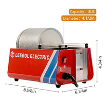 Load image into Gallery viewer, Leegol Electric 3LB Rock Tumbler (Pro Single Drum)
