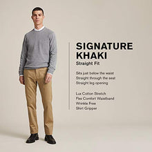 Load image into Gallery viewer, Dockers Men's Straight Fit Signature Lux Cotton Stretch Pant, New British Khaki, 34W x 32L
