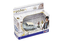 Load image into Gallery viewer, Corgi Harry Potter Flying Ford Anglia with Harry &amp; Ron from The Chamber of Secrets 1:43 Diecast Display Model CC99725, Light Blue
