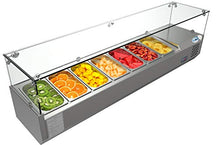 Load image into Gallery viewer, KoolMore SCDC-7T Commercial refrigerators, 59 Inch, Silver
