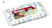 Load image into Gallery viewer, Huggies Bundle - 12 Pack of Natural Care Unscented Baby Travel Wipes 16ct. Each
