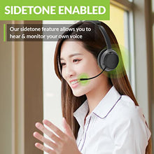 Load image into Gallery viewer, Avantree Alto 8060 Bluetooth Headset with Smart Noise Canceling Microphone for Clean &amp; Clear Calls even at noisy places. Sidetone Support, Wireless USB Adapter for Easy Connection with Computer Laptop
