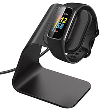Load image into Gallery viewer, CAVN Charger Dock Compatible with Fitbit Charge 5 / Luxe, Replacement Aluminum Charging Stand Dock Station Base Accessories Cradle with 4.2ft USB Cord for Charge 5/Luxe Smart Watch
