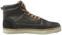 Load image into Gallery viewer, Dockers by Gerli Men's 41MC104-610 Hi-Top Trainers, Black Black Brown, 10.5 UK

