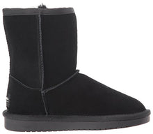 Load image into Gallery viewer, Koolaburra by UGG Girls' Victoria Short Fashion Boot, Black, 02 Youth US Little Kid
