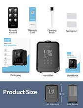 Load image into Gallery viewer, Elechomes HTJ-2119 Ultrasonic Humidifier 4.5L Vaporizer Cool Mist for Large Room Baby Bedroom with Remote Control, Large LED Touch Display, Whisper-Quiet, Child Lock, Lasts up to 35 Hours
