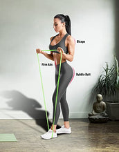 Load image into Gallery viewer, SUNPOW Pull Up Assistance Bands - Set of 5 Resistance Heavy Duty Workout Exercise Crossfit Stretch Fitness Bands Assist Set for Body, Instruction Guide and Carry Bag Included
